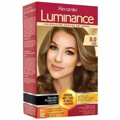 LUMINANCE - Tinte Doble Tubo Tono 8.0 Rubio Claro