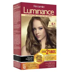 LUMINANCE - Tinte Doble Tubo Tono 6.1 Rubio Oscuro Cenizo