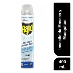 RAID - Insecticida Matamoscas Y Mosquitos Envase 400 mL