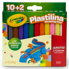 CRAYOLA - Plastilina Clásica Caja 12 Und