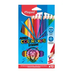 MAPED - Colores Jumbo Strong Color Peps Caja 12 Und