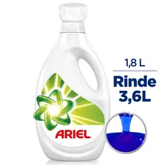 ARIEL - Detergente Líquido Doble Poder Concentrado Envase 1.8 L