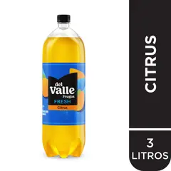 FRUGOS DEL VALLE - Bebida Frugos Fresh Citrus Naranja Botella 3 L