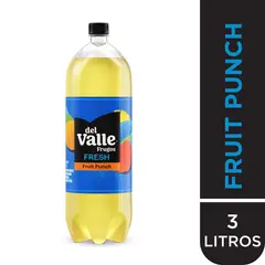 FRUGOS DEL VALLE - Bebida Frugos Fresh Fruit Punch Botella 3 L
