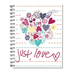 LORO - Cuaderno Anillado Cuadriculado Universitario 160 Hojas 6 Div.