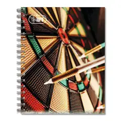 LORO - Cuaderno Anillado Cuadriculado Ejecutivo 160 Hojas 6 Div.