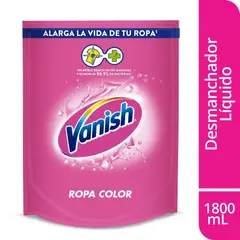 VANISH - Quitamanchas Líquido Ropa Color Doypack 1.8 L