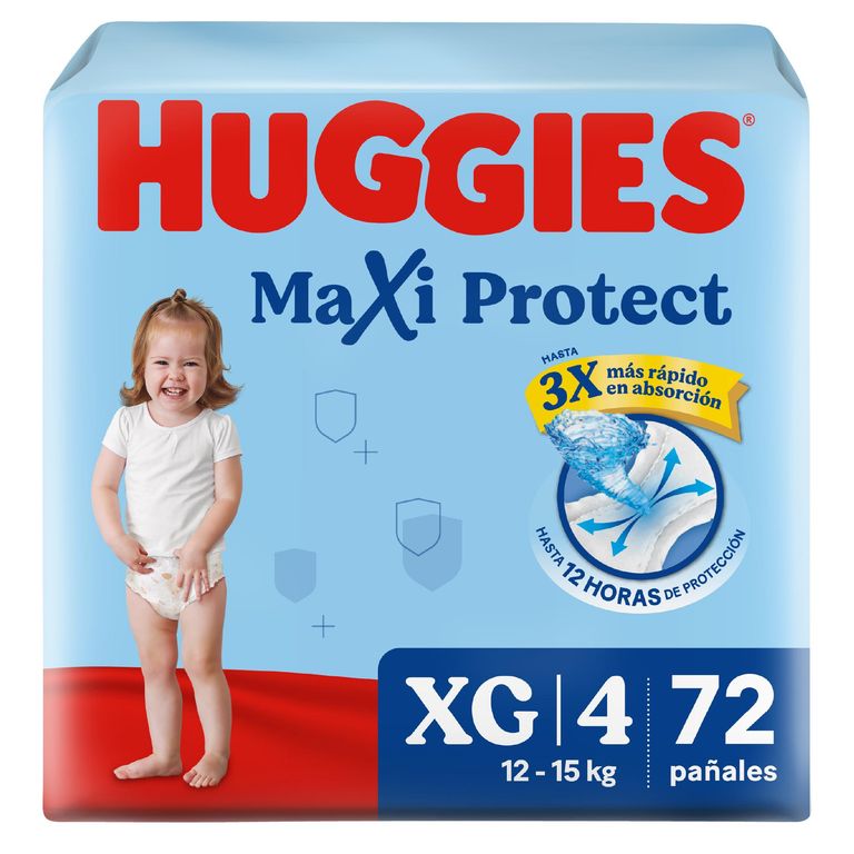 Pañales Maxi Protect Talla XG Empaque 72 Und