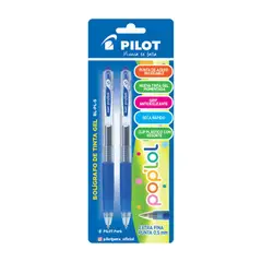 PILOT - Lapicero Tinta Gel Pop Lol Azul Empaque 2 Und