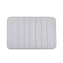 CASA JOVEN - Piso de Baño Memory Foam Gris