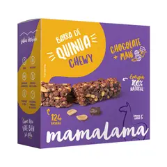 MAMALAMA - Barra Quinua Chewy Chocolate y Maní Caja 5 Und