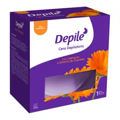 GENERICO - Cera Depiladora Depile Caléndula Extracto Orquídea Caja 200 g