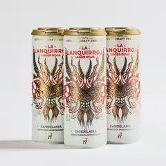CANDELARIA - Cerveza Blanquirroja Pack 4 Latas 355 mL