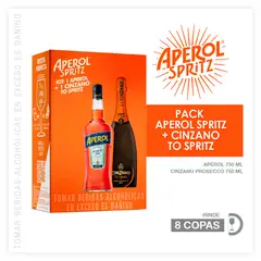 APEROL - Licor 750 mL + Cinzano to Spritz 750 mL