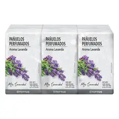 TOTTUS - Pañuelos Aroma Lavanda Pack 6 Empaques De 10 Und