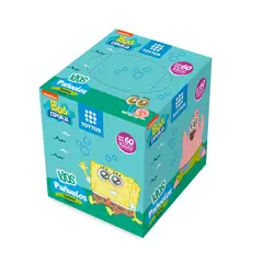 TOTTUS - Pañuelos Bob Esponja Caja 60 Und