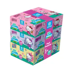 TOTTUS - Pañuelos Hello Kitty Pack 3 Cajas De 60 Und