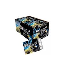TRIDENT - Chicle Splash Sin Azúcar Sabor Menta Vainilla Caja 10 Und