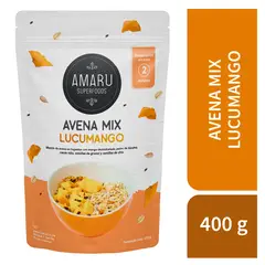 AMARU SUPERFOODS - Avena Mix Lucumango Empaque 400 g