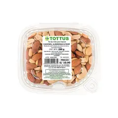 TOTTUS - Mix Cashew Almendras y Maní Envase 200 g
