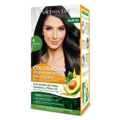 PLACENTA LIFE - Tinte Tono 4 Castaño