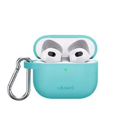 USAMS - CASE AIRPOD 3 CON LLAVERO MENTA