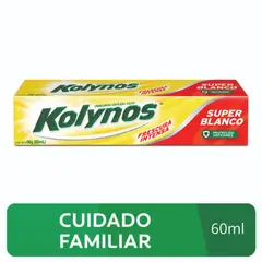 KOLYNOS - Crema Dental Super Blanco Envase 60 mL