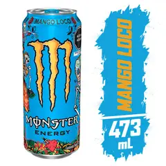 MONSTER - Bebida Energizante Energy Mango Loco Lata 473 mL