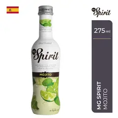 MG SPIRIT - Bebida RTD Ron Mojito Lima Limon Botella 275 mL
