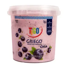 TIGO - Yogurt Griego Arándano y Chía Envase 1 Kg