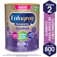 Alimento lácteo Premium Etapa 2 Promental Confort 800 g