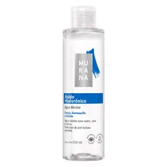 MURANA - Agua Micelar Hidratante Ácido Hialurónico Envase 500 mL