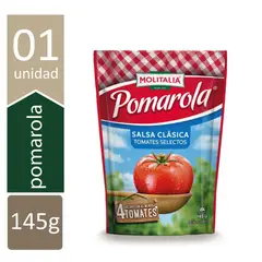 MOLITALIA - Salsa Tomate Pomarola Clasica Bolsa 145 g