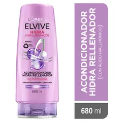 ELVIVE - Acondicionador Hidratante Hialurónico Envase 680 mL