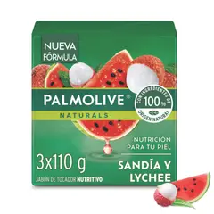 PALMOLIVE - Jabón en Barra Sandía Lychee Empaque 3 Und