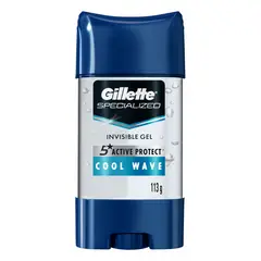 GILLETTE - Antitranspirante en Gel Clear Gel Cool Wave Envase 113 g