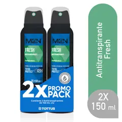 TOTTUS - Antitranspirante en Spray Hombre Fresh Empaque 2 Und