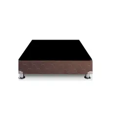 EL CISNE - Base Tarima Cisne Chambray Marrón 2 Plazas