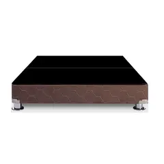 EL CISNE - Base Tarima Cisne Chambray Gris 1.5 Plazas