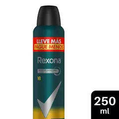REXONA - Antitranspirante en Spray Men V8 Envase 250 mL