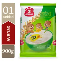 3 OSITOS - Quinua Avena Hojuela Precocida 900 g