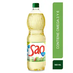 GENERICO - Aceite Vegetal Soya Sao Botella 900 mL