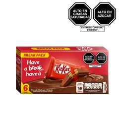 KIT KAT - Wafer Club Chocolate con Leche Caja 6 Und