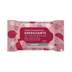 TOTTUS - Toallitas Desmaquillantes Energizante Granada Empaque 10 Und
