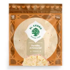 EL CEDRO - Tortilla Artesanal Clásica Bolsa 12 Und