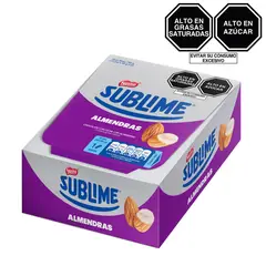 SUBLIME - Chocolates con Almendras Caja 15 Und