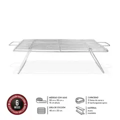 GRILLCORP - Parrilla de varillas junior inoxidable