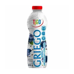 TIGO - Yogurt Griego Bebible Arándano con Chía Botella 800 g