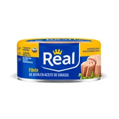 REAL - Filete de Atún en Aceite Girasol Lata 140 g