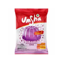 UMSHA - Gelatina Sabor Uva Bolsa 120 g